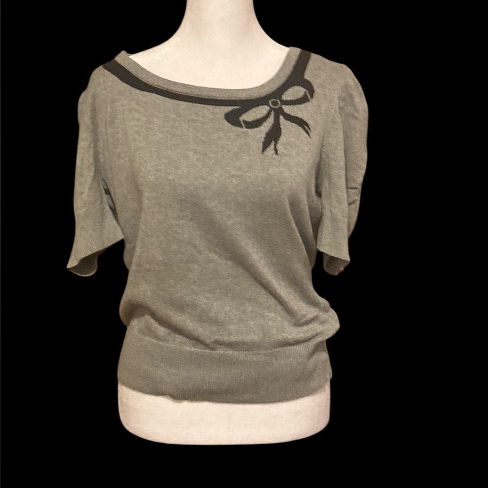Worthington Gray Knit Top